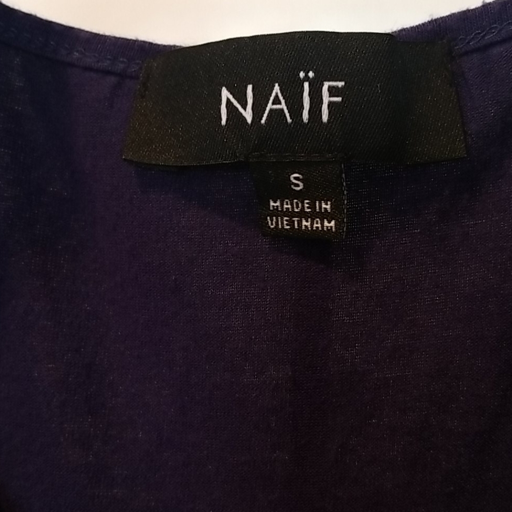 Naif Paisley Printed Flowy Sheer Blouse - Picture 5 of 6